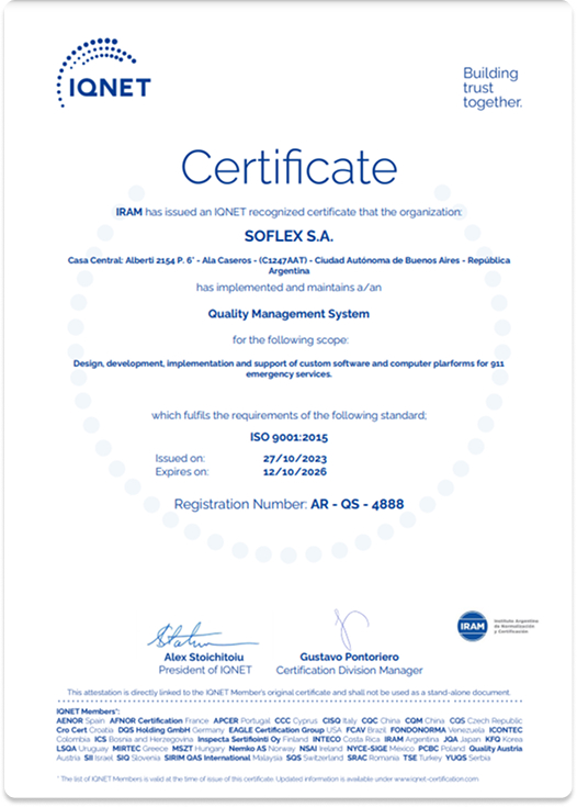 Certificación IRAM-ISO