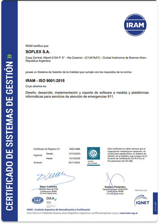 Certificación IRAM-ISO